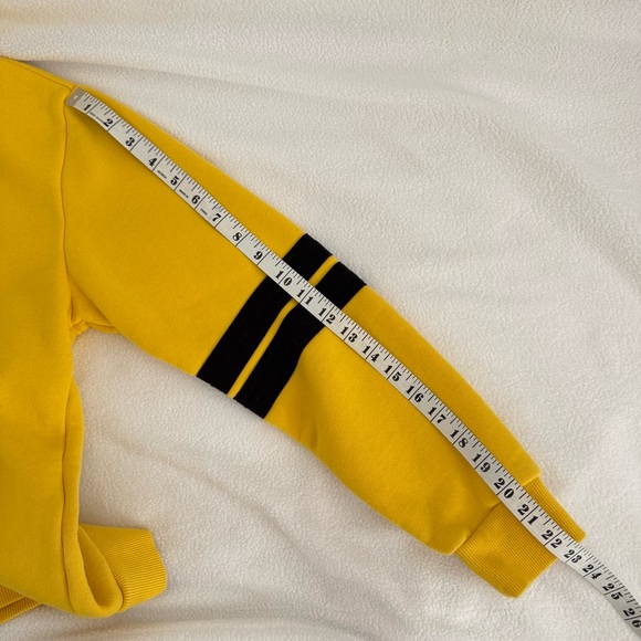 Disney Parks Mickey Sweatshirt Yellow Size Medium Unisex Graphic Embroidery - Picture 8 of 11